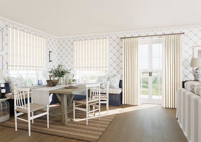 Noble Stripe, Rye - Roman Blind - Image 6